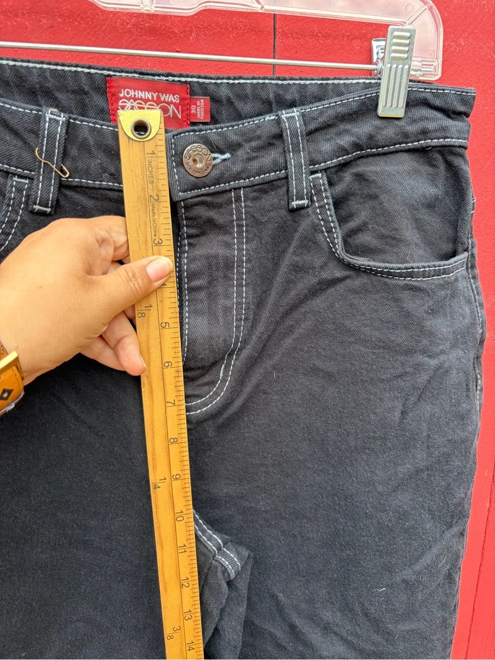 Johnny Was Sasson Straight leg Jeans - Black